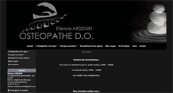 Desktop Screenshot of etienne-ardouin-osteo.com